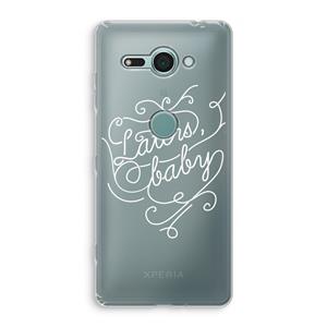 CaseCompany Laters, baby: Sony Xperia XZ2 Compact Transparant Hoesje