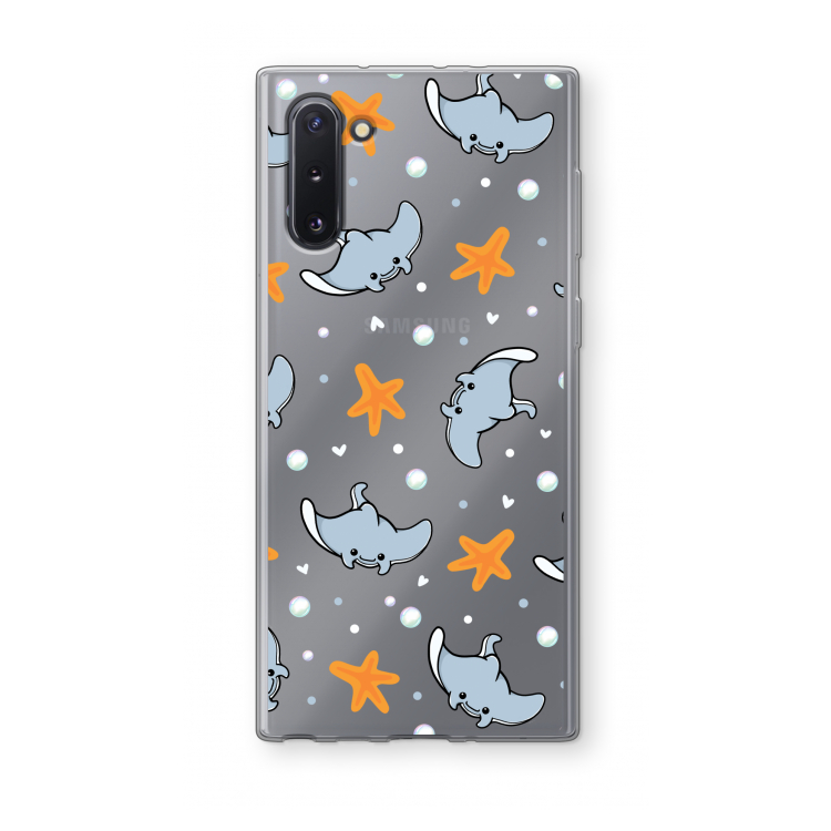 CaseCompany Manta: Samsung Galaxy Note 10 Transparant Hoesje
