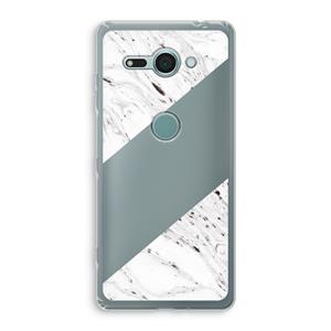 CaseCompany Biggest stripe: Sony Xperia XZ2 Compact Transparant Hoesje