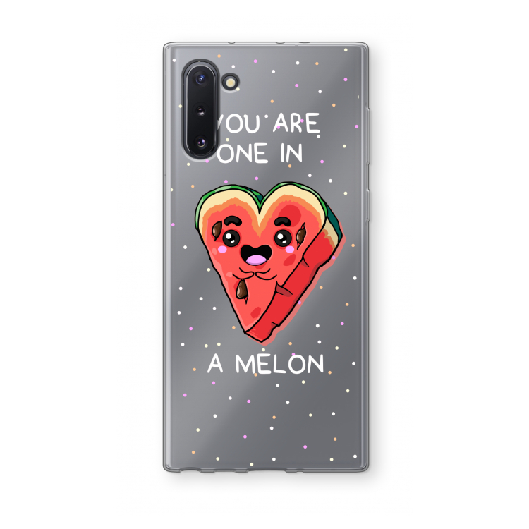 CaseCompany One In A Melon: Samsung Galaxy Note 10 Transparant Hoesje