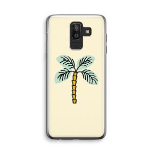 CaseCompany Palmboom: Samsung Galaxy J8 (2018) Transparant Hoesje
