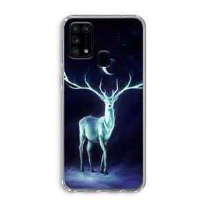CaseCompany Nightbringer: Samsung Galaxy M31 Transparant Hoesje