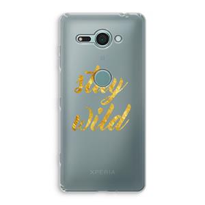 CaseCompany Stay wild: Sony Xperia XZ2 Compact Transparant Hoesje
