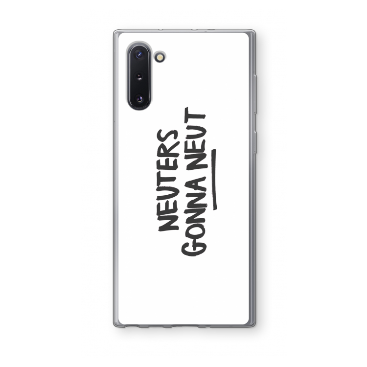 CaseCompany Neuters: Samsung Galaxy Note 10 Transparant Hoesje