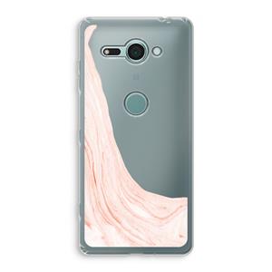 CaseCompany Peach bath: Sony Xperia XZ2 Compact Transparant Hoesje