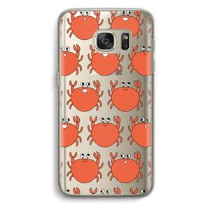 CaseCompany Krab: Samsung Galaxy S7 Transparant Hoesje