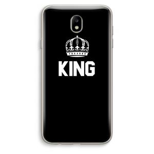 CaseCompany King zwart: Samsung Galaxy J7 (2017) Transparant Hoesje