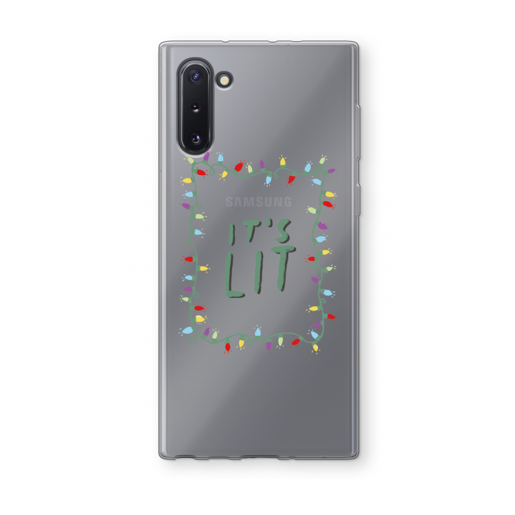 CaseCompany It's Lit: Samsung Galaxy Note 10 Transparant Hoesje