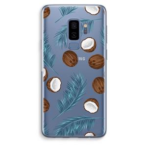 CaseCompany Kokosnoot roze: Samsung Galaxy S9 Plus Transparant Hoesje