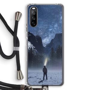CaseCompany Wanderlust: Sony Sony Xperia 10 III Transparant Hoesje met koord