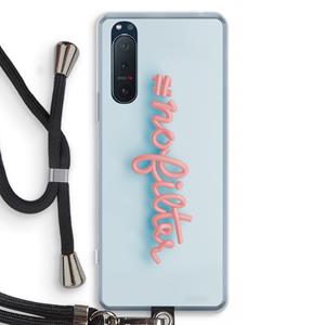 CaseCompany nofilter: Sony Xperia 5 II Transparant Hoesje met koord