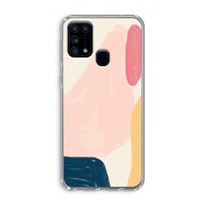 CaseCompany Saturday Flow: Samsung Galaxy M31 Transparant Hoesje