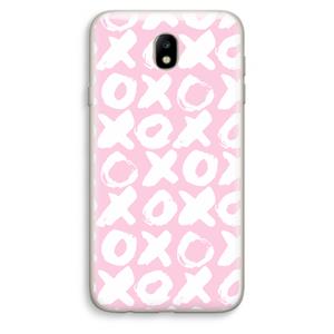 CaseCompany XOXO: Samsung Galaxy J7 (2017) Transparant Hoesje