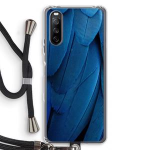 CaseCompany Pauw: Sony Sony Xperia 10 III Transparant Hoesje met koord
