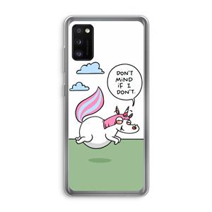 CaseCompany Unicorn: Samsung Galaxy A41 Transparant Hoesje