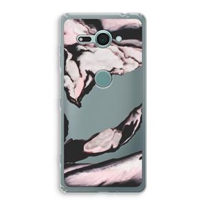 CaseCompany Roze stroom: Sony Xperia XZ2 Compact Transparant Hoesje