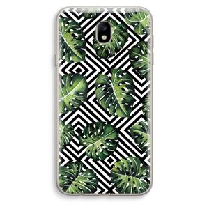 CaseCompany Geometrische jungle: Samsung Galaxy J7 (2017) Transparant Hoesje