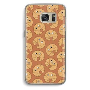 CaseCompany Croissant: Samsung Galaxy S7 Transparant Hoesje