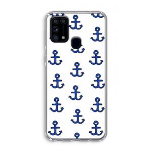 CaseCompany Ankers: Samsung Galaxy M31 Transparant Hoesje