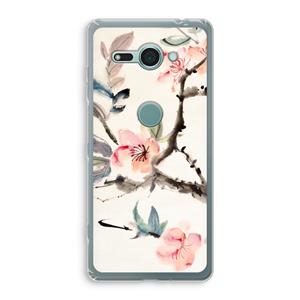 CaseCompany Japanse bloemen: Sony Xperia XZ2 Compact Transparant Hoesje