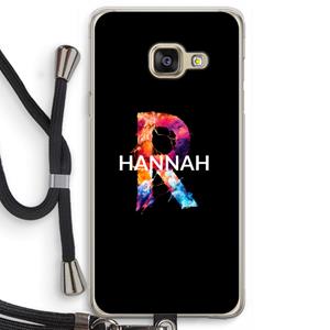 CaseCompany Abstract Spectrum: Samsung Galaxy A3 (2016) Transparant Hoesje met koord