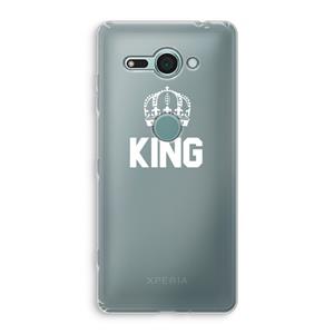 CaseCompany King zwart: Sony Xperia XZ2 Compact Transparant Hoesje