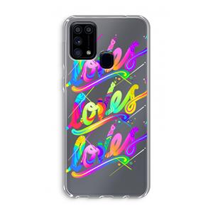 CaseCompany Loves: Samsung Galaxy M31 Transparant Hoesje