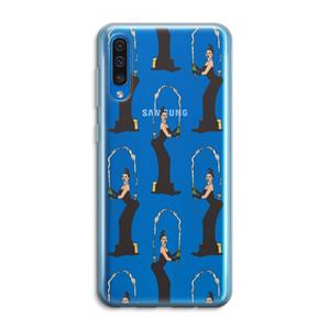 CaseCompany Pop Some Kim: Samsung Galaxy A50 Transparant Hoesje