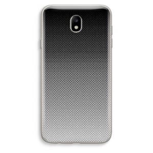 CaseCompany Musketon Halftone: Samsung Galaxy J7 (2017) Transparant Hoesje