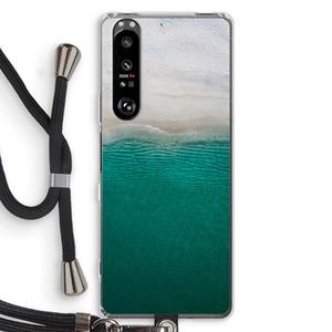 CaseCompany Stranded: Sony Xperia 1 III Transparant Hoesje met koord