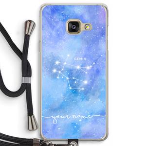 CaseCompany Sterrenbeeld - Licht: Samsung Galaxy A3 (2016) Transparant Hoesje met koord