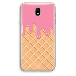 CaseCompany Ice cream: Samsung Galaxy J7 (2017) Transparant Hoesje