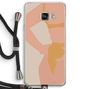 CaseCompany Bikini body: Samsung Galaxy A3 (2016) Transparant Hoesje met koord