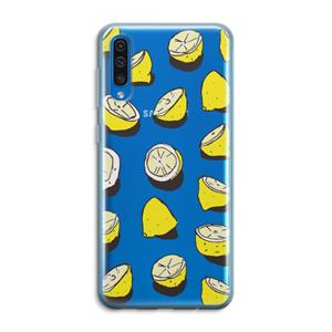 CaseCompany When Life Gives You Lemons...: Samsung Galaxy A50 Transparant Hoesje