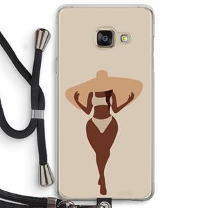 CaseCompany Let's get salty: Samsung Galaxy A3 (2016) Transparant Hoesje met koord