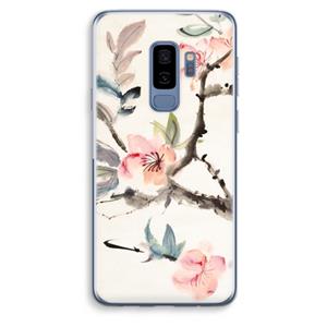 CaseCompany Japanse bloemen: Samsung Galaxy S9 Plus Transparant Hoesje