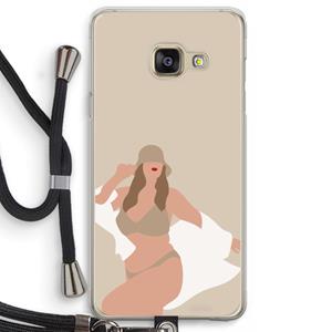 CaseCompany One of a kind: Samsung Galaxy A3 (2016) Transparant Hoesje met koord