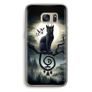 CaseCompany Moonlight Companions: Samsung Galaxy S7 Transparant Hoesje