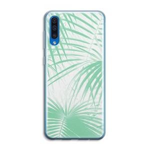 CaseCompany Palmbladeren: Samsung Galaxy A50 Transparant Hoesje