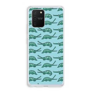 CaseCompany Kroko: Samsung Galaxy S10 Lite Transparant Hoesje