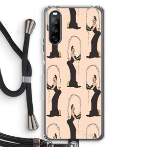 CaseCompany Pop Some Kim: Sony Sony Xperia 10 III Transparant Hoesje met koord