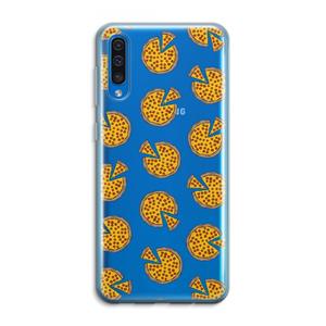 CaseCompany You Had Me At Pizza: Samsung Galaxy A50 Transparant Hoesje