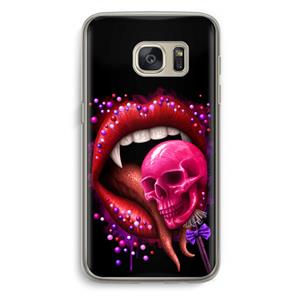 CaseCompany Dodelijk zoet: Samsung Galaxy S7 Transparant Hoesje