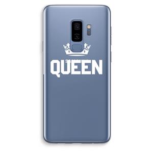 CaseCompany Queen zwart: Samsung Galaxy S9 Plus Transparant Hoesje