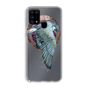 CaseCompany Golden Falcon: Samsung Galaxy M31 Transparant Hoesje