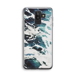 CaseCompany Golven: Samsung Galaxy J8 (2018) Transparant Hoesje