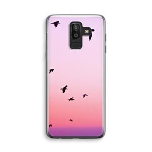 CaseCompany Fly away: Samsung Galaxy J8 (2018) Transparant Hoesje