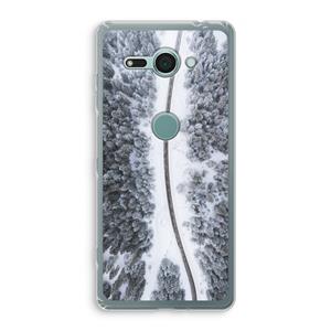 CaseCompany Snøfall: Sony Xperia XZ2 Compact Transparant Hoesje