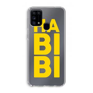 CaseCompany Habibi Blue: Samsung Galaxy M31 Transparant Hoesje