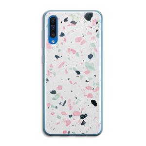 CaseCompany Terrazzo N°3: Samsung Galaxy A50 Transparant Hoesje